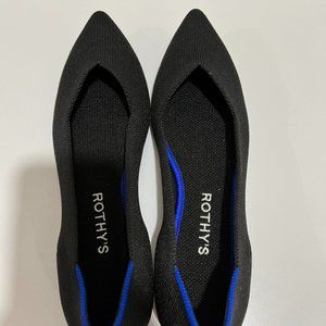NWOB Rothy's The Point in black - size 8 women's flats